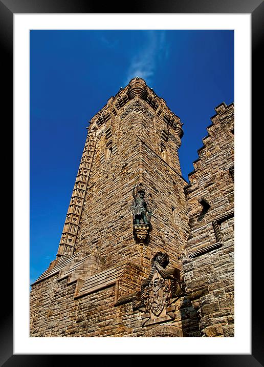 National Wallace Monument Framed Mounted Print by Valerie Paterson