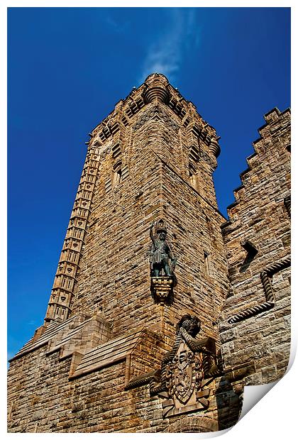  National Wallace Monument Print by Valerie Paterson