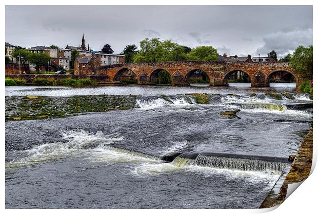  The River Nith  Dumfries and Galloway Print by Kenny McCormick
