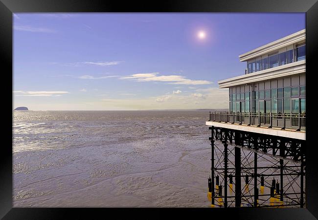  Weston Super Mare Pier Framed Print by Dana Wheatley