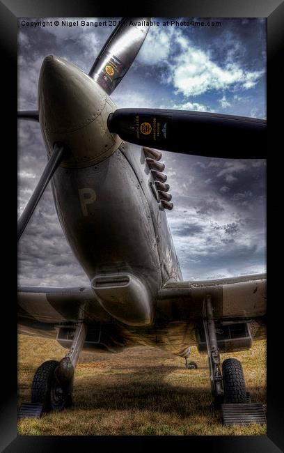  Supermarine Spitfire SM520 Framed Print by Nigel Bangert