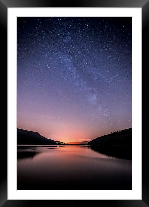 Ladybower Milky Way Framed Mounted Print by James Grant