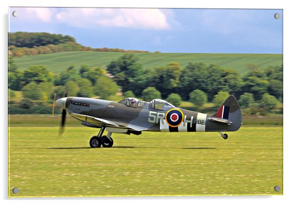  Spitfire Tr.9 Acrylic by J Biggadike