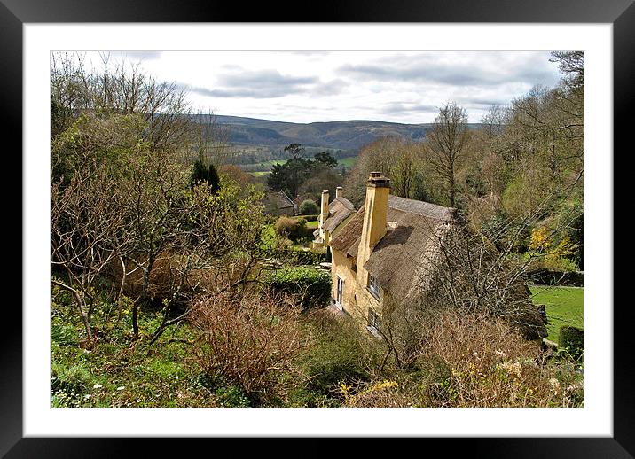 The View From Selworthy  Framed Mounted Print by graham young