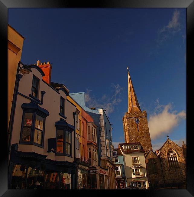  St Mary's Church, Tenby, Pembrokeshire Framed Print by Barrie Foster