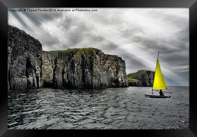  Sail around Scottish islands Framed Print by Thanet Photos