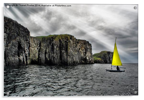  Sail around Scottish islands Acrylic by Thanet Photos