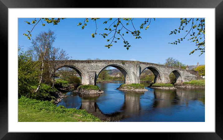  Stirling Bridge Framed Mounted Print by Ian Young