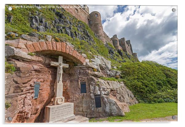 Bamburgh Castle  Acrylic by Bahadir Yeniceri