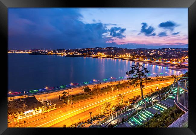 Torquay Seafront Framed Print by John Fowler