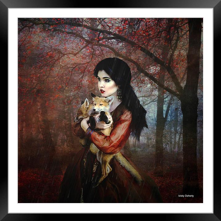  Their keeper Framed Mounted Print by kristy doherty