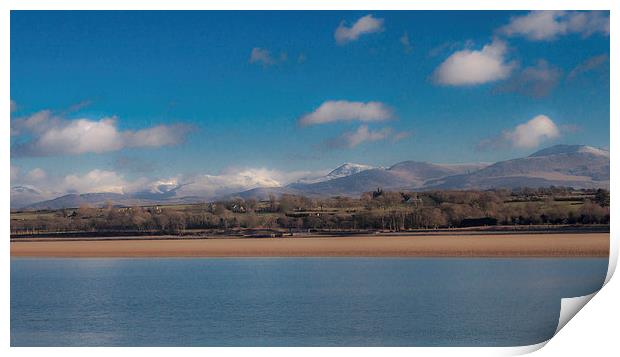  Snowdonia View Print by Sean Wareing