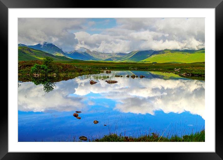  Loch Ba western side  Framed Mounted Print by Kenny McCormick