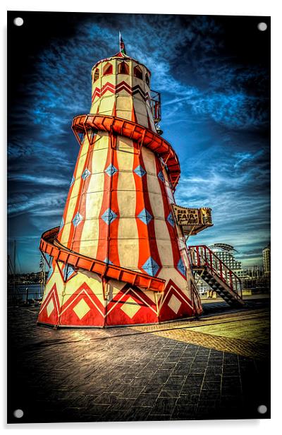 Helter Skelter Acrylic by Steve Purnell