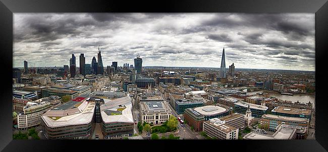  The City of London from St Paul's Framed Print by Mark Godden