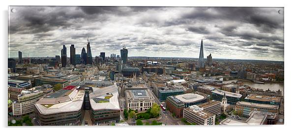  The City of London from St Paul's Acrylic by Mark Godden