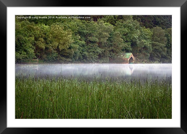  Early Morning Mist Framed Mounted Print by craig beattie