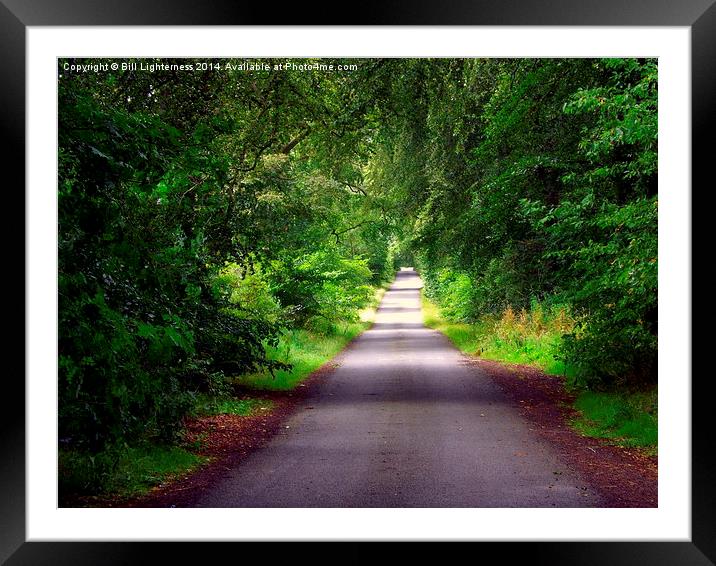  The Painted Road Framed Mounted Print by Bill Lighterness
