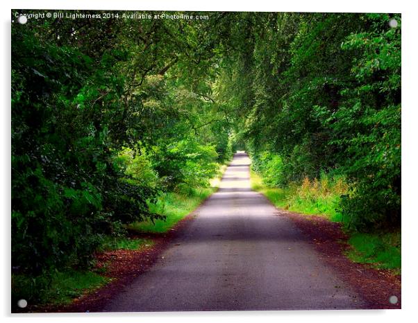  The Painted Road Acrylic by Bill Lighterness