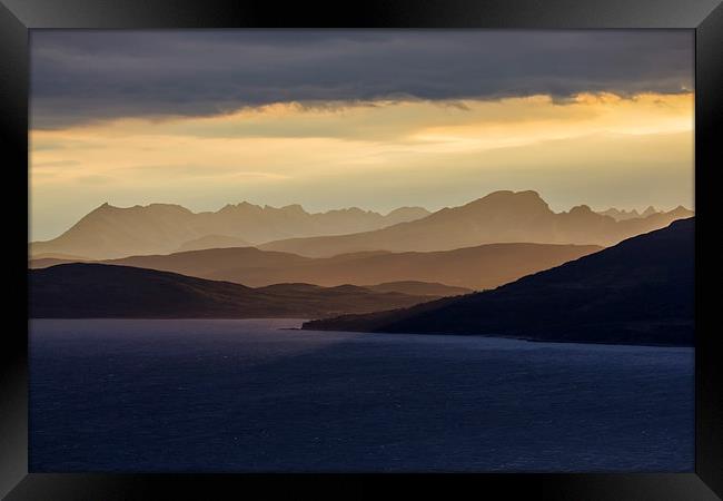 Isle of Skye Sunset Framed Print by Derek Beattie