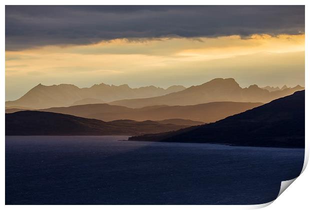 Isle of Skye Sunset Print by Derek Beattie