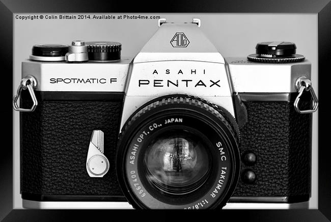  Pentax Spotmatic F 35mm SLR Framed Print by Colin Brittain