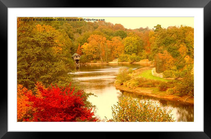  Autumnal afternoon..... Framed Mounted Print by Nick Wardekker
