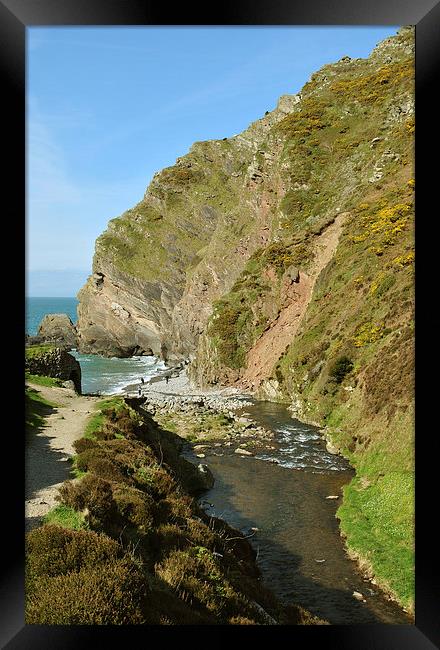 Heddons Mouth  Framed Print by graham young