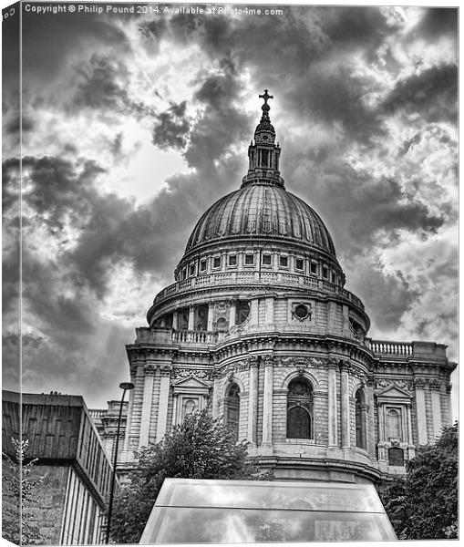  St Pauls Cathedral  Canvas Print by Philip Pound