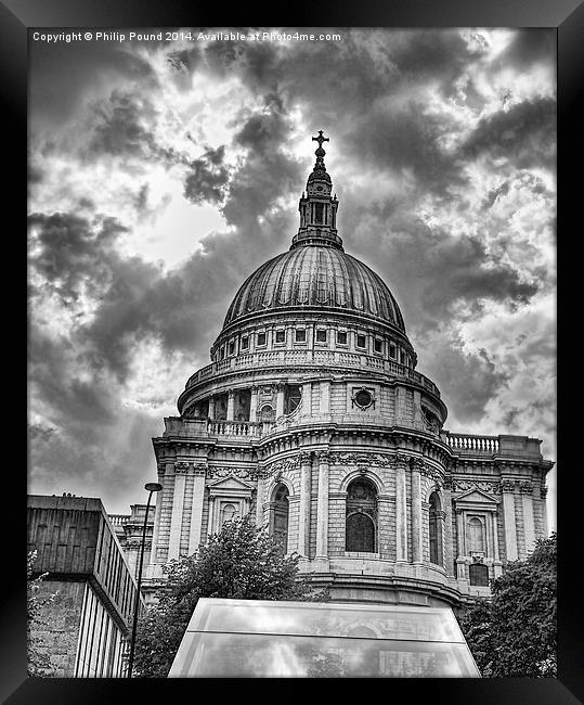  St Pauls Cathedral  Framed Print by Philip Pound