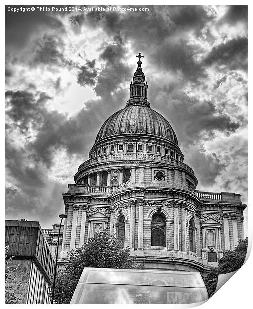  St Pauls Cathedral  Print by Philip Pound