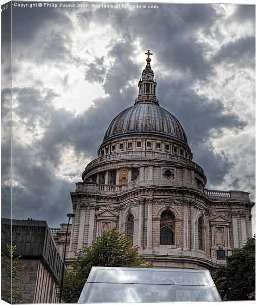  St Pauls Cathedral Canvas Print by Philip Pound