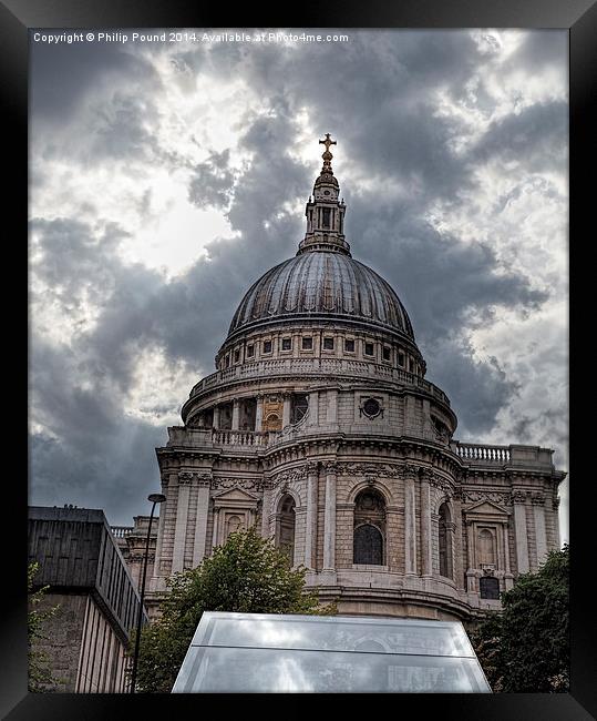  St Pauls Cathedral Framed Print by Philip Pound