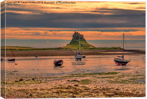 Across The Bay Canvas Print by Trevor Kersley RIP