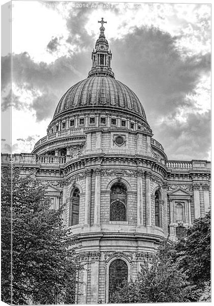  St Pauls Cathedral, London Canvas Print by Philip Pound
