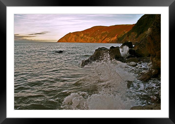 High Tide on The Foreland  Framed Mounted Print by graham young