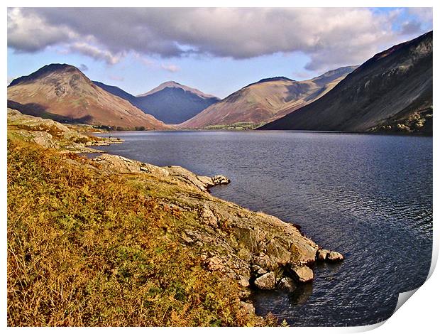 Wastwater,Cumbria. Print by Kleve 
