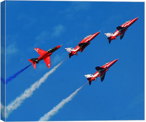  red arrows Canvas Print by eric carpenter