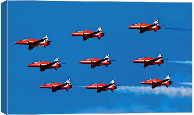  red arrows Canvas Print by eric carpenter