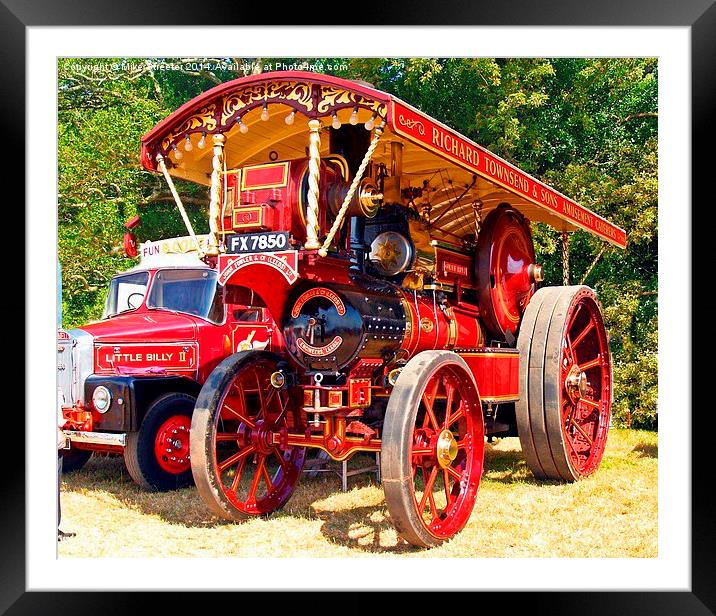  Fairground Heavy Haulage Framed Mounted Print by Mike Streeter