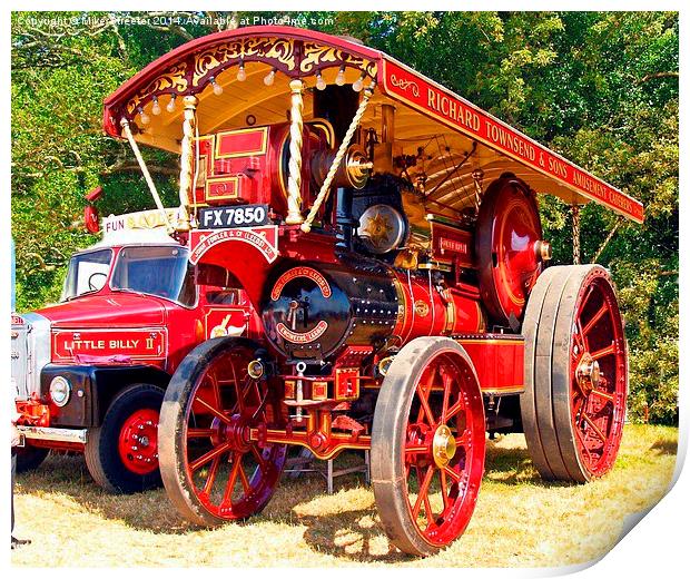  Fairground Heavy Haulage Print by Mike Streeter