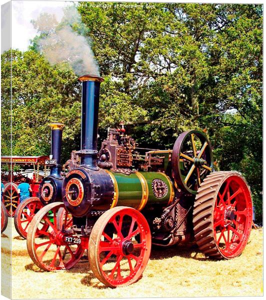  Genera Purpose Traction Engines Canvas Print by Mike Streeter