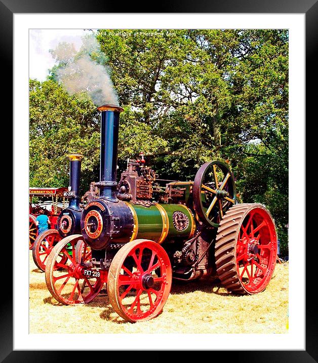  Genera Purpose Traction Engines Framed Mounted Print by Mike Streeter