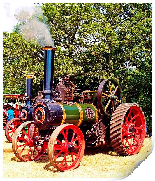  Genera Purpose Traction Engines Print by Mike Streeter