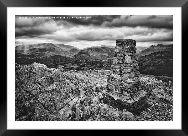  Loughrigg Fell Framed Mounted Print by Gary Kenyon