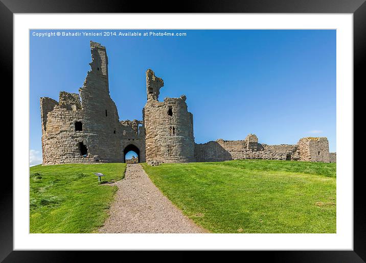  Dunstanburgh Castle Framed Mounted Print by Bahadir Yeniceri