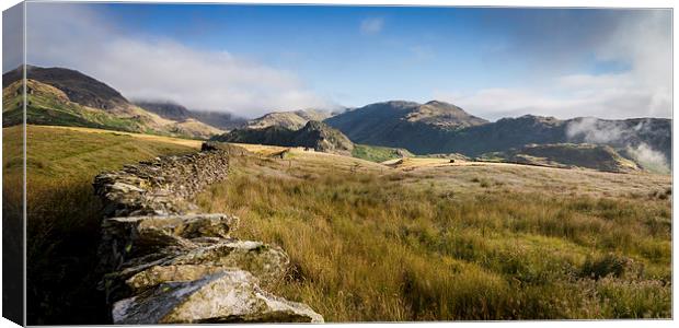 The Summer Fells of Coniston Canvas Print by Simon Wrigglesworth