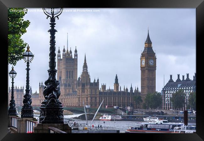  Palace of Westminster Framed Print by Dave Rowlatt