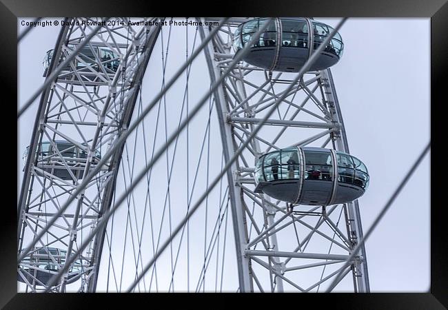  The London Eye Framed Print by Dave Rowlatt