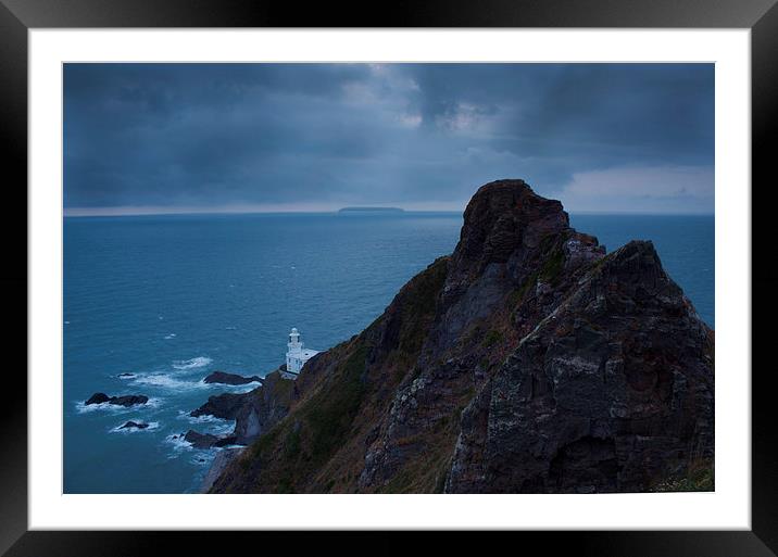  Hartland Point Lighthouse Framed Mounted Print by Phil Clements